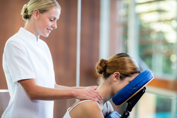 Workplace Seated Chair Massage From The Pamper Company